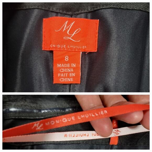 MONIQUE LHUILLIER SEQUINED TIERED TULLE SKIRT, SIZE 8 GRADUATION - Picture 8 of 10